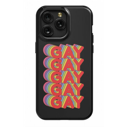 Gay Retro Rainbow Phone Case